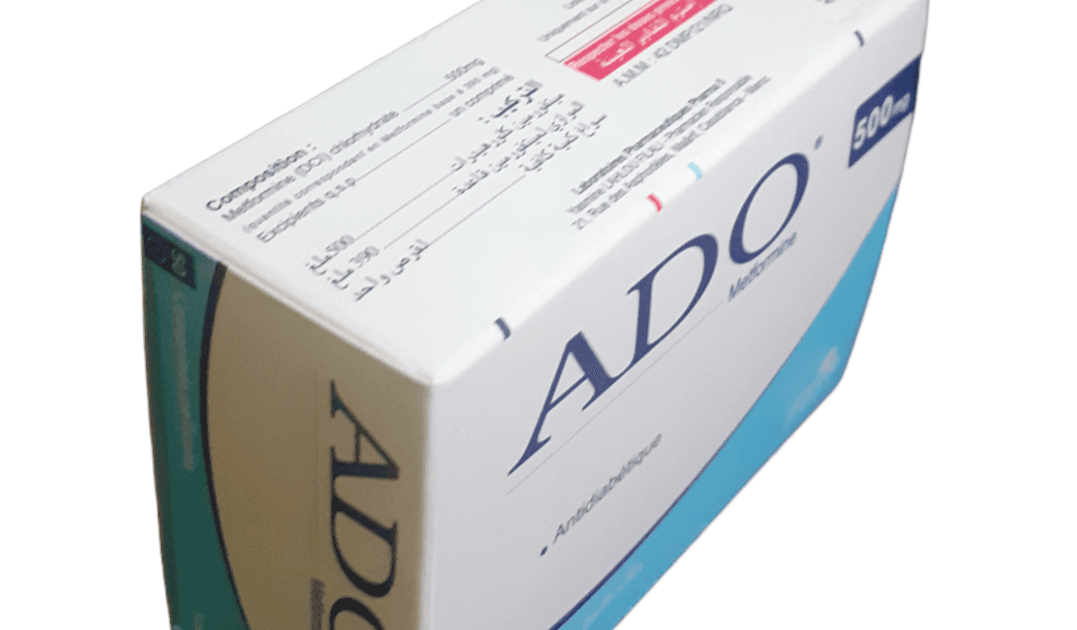 ADO 500 MG, Comprimé pelliculé
