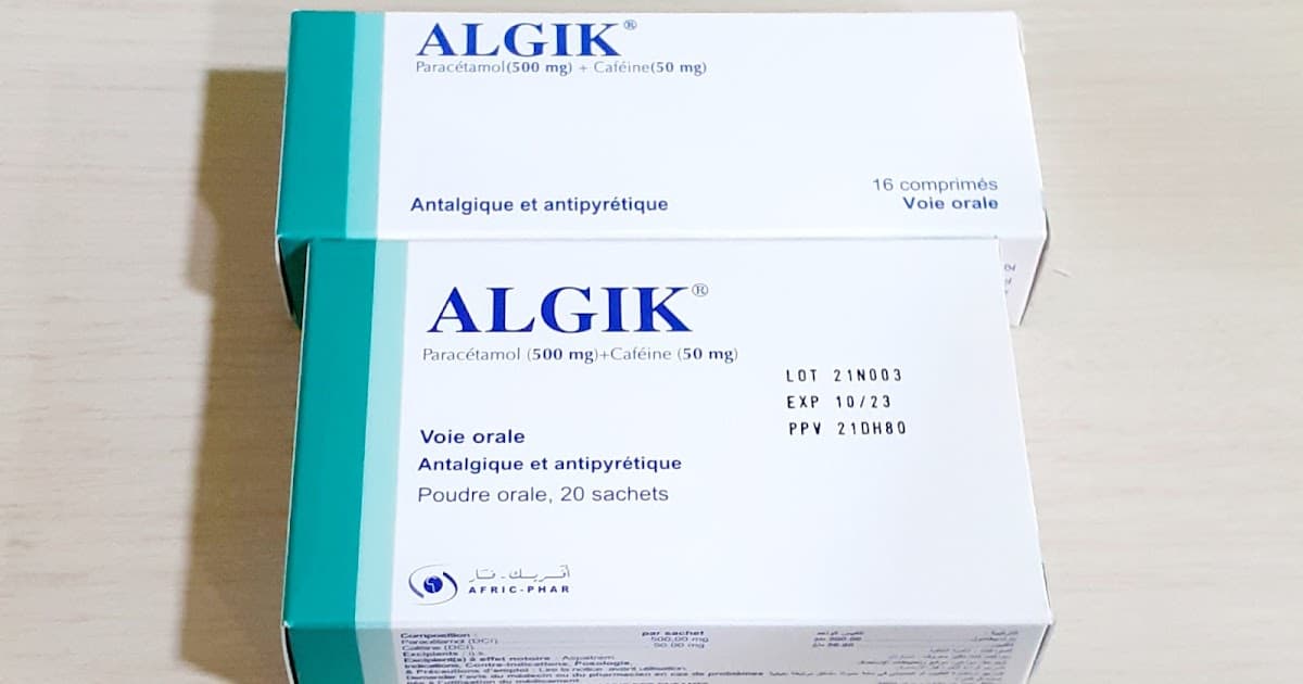 ALGIK 500 MG / 50 MG, Comprimé