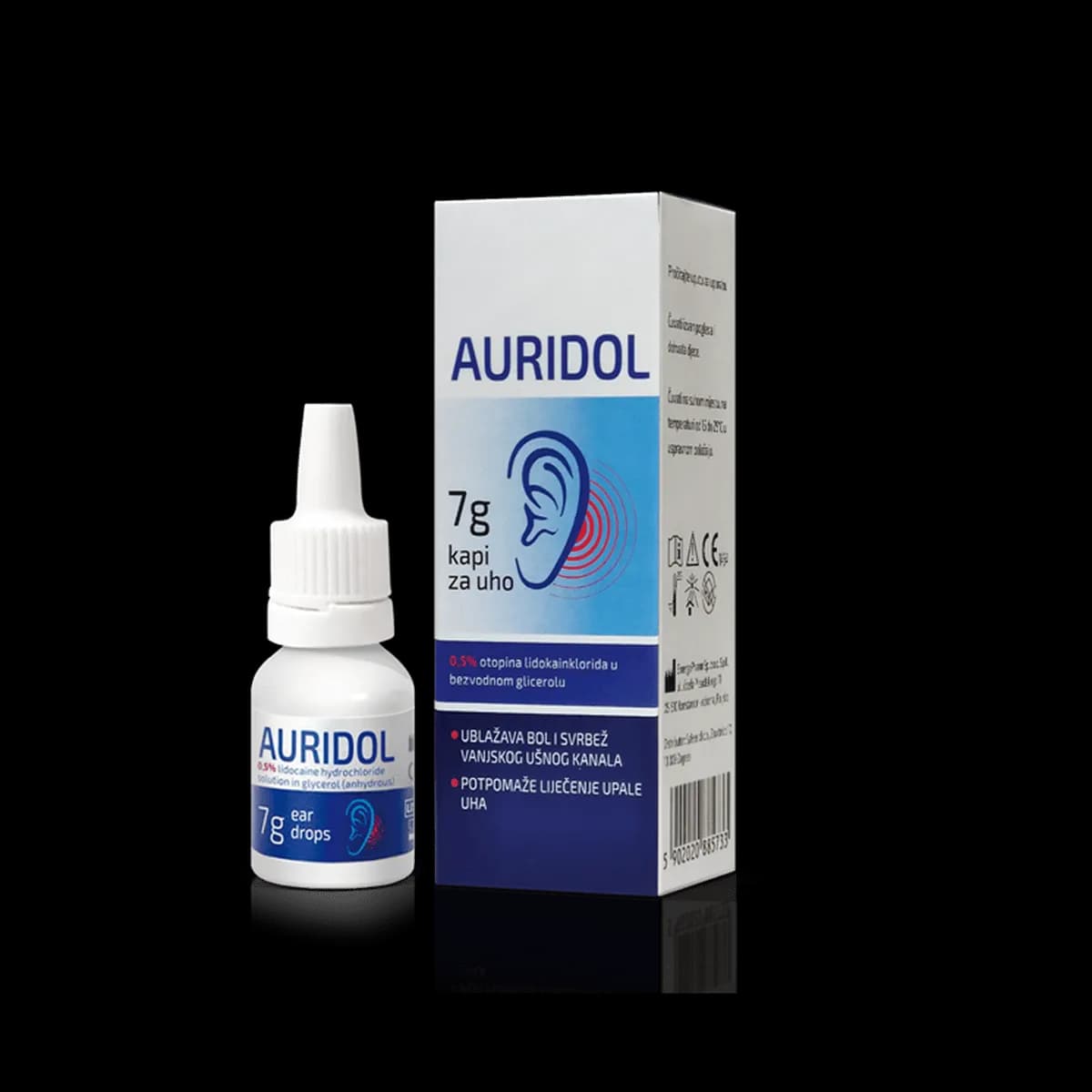 AURIDOL 7 G, Gouttes auriculaires