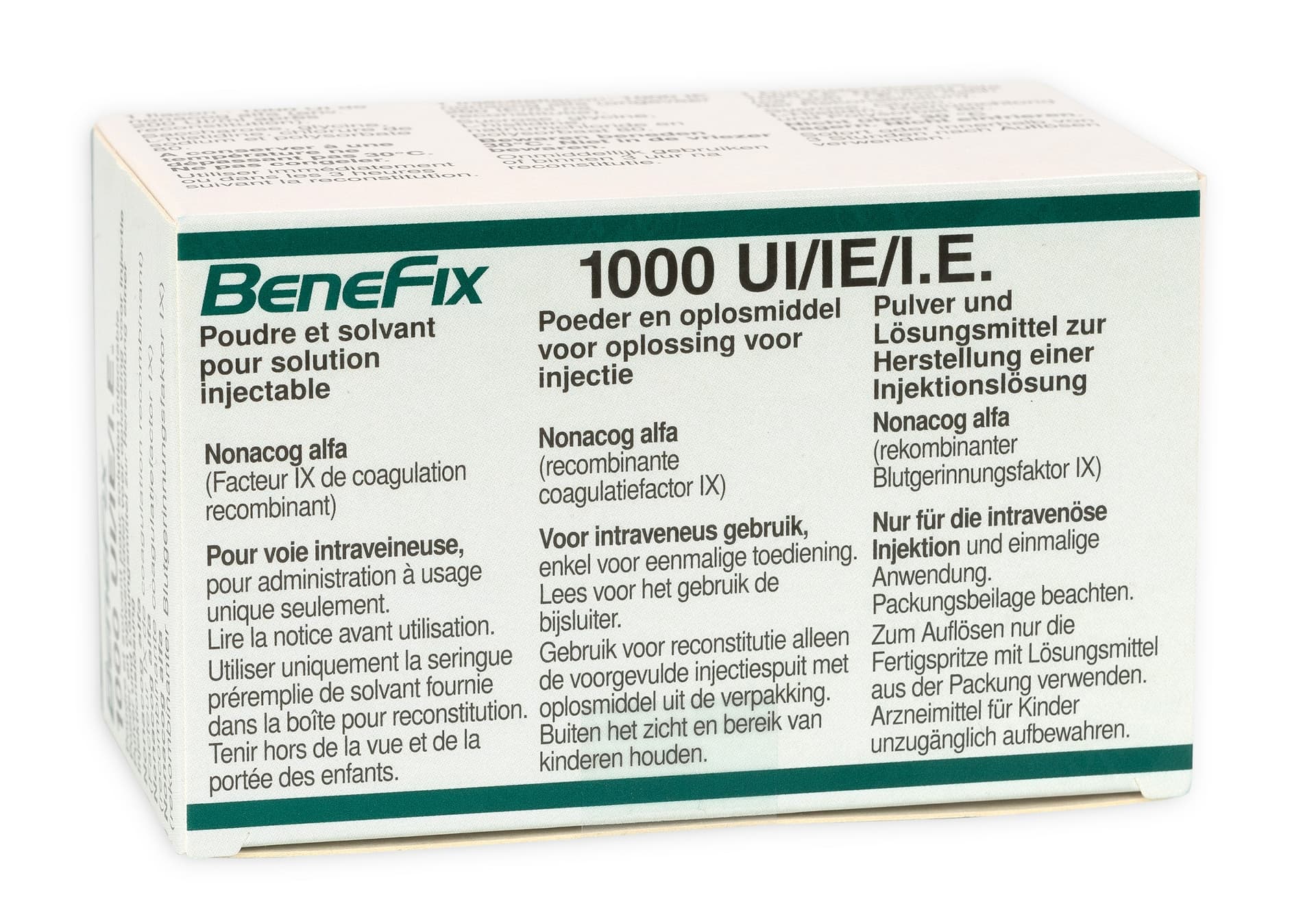 BENEFIX 1000 UI, Poudre et solvant pour solution injectable