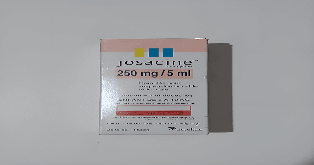 JOSACINE 250 MG / 5 ML, Poudre pour suspension buvable