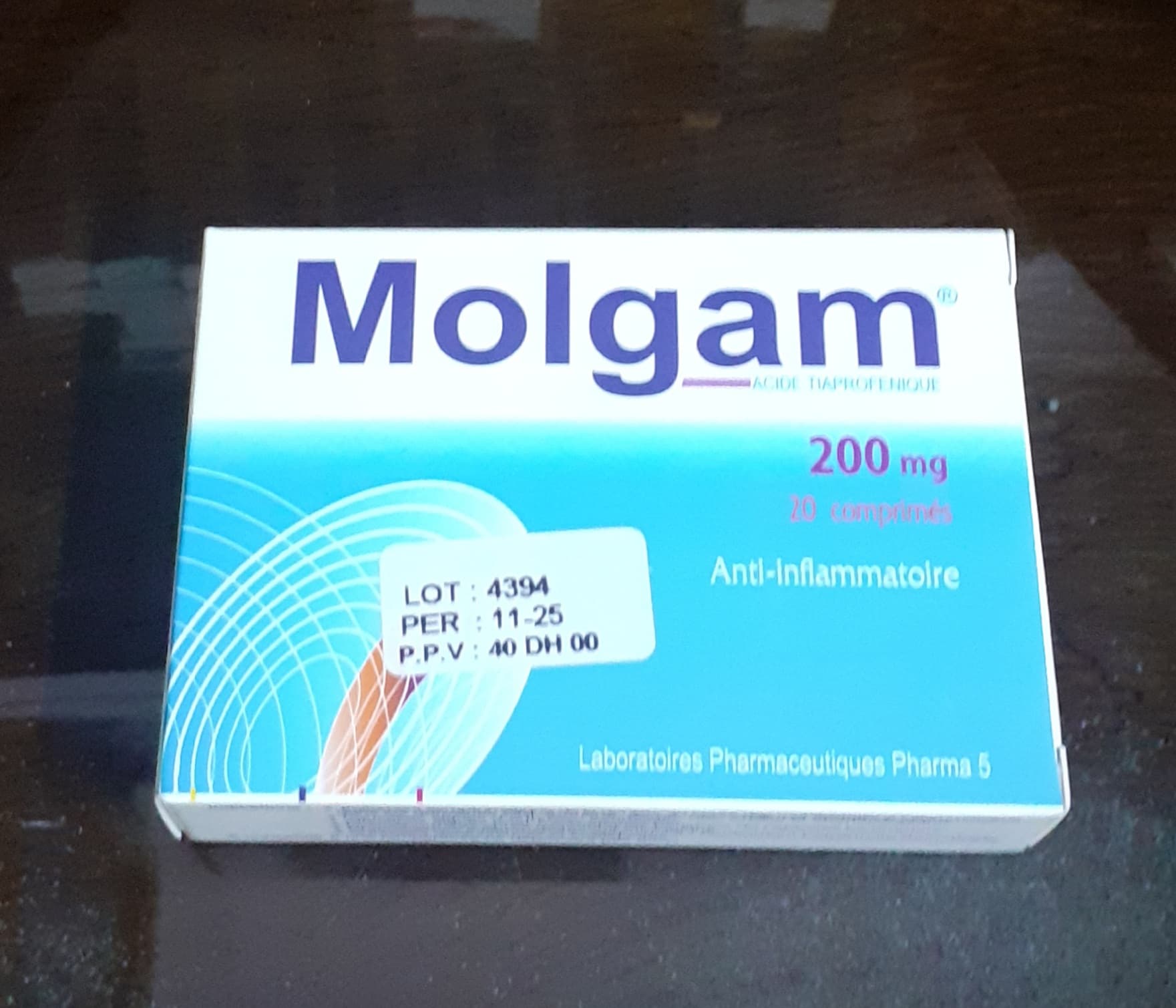 MOLGAM 200 MG, Comprimé