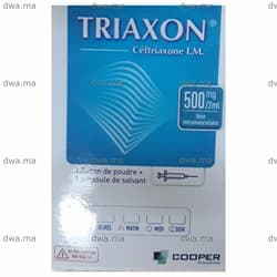 TRIAXON 1 G / 3.5 ML IM, Solution Injectable