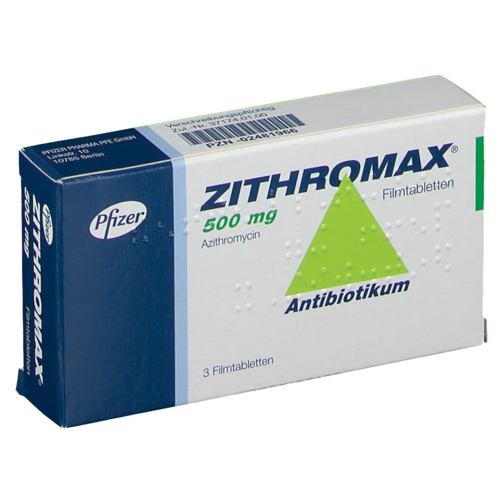 ZITHROMAX 500 MG, Comprimé